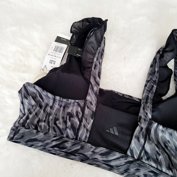 🎈ADIDAS COREFLOW STUDIO MEDIUM-SUPPORT BRA SIZE XLDD - Picture 9 of 9